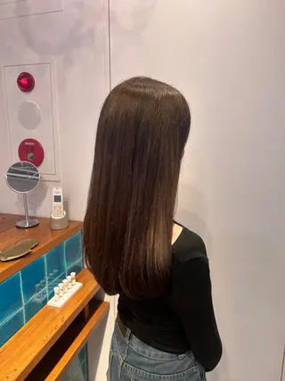 ロング カラー ナチュラル大人っぽい スタイル　MAORIのヘアスタイル
