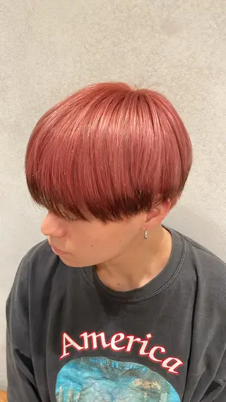 ショート カラー ハイトーン/暖色 カラー/maoのヘアスタイル