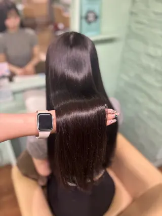 カラー 艶盛れ透明感カラー/ kanna🖤のヘアスタイル