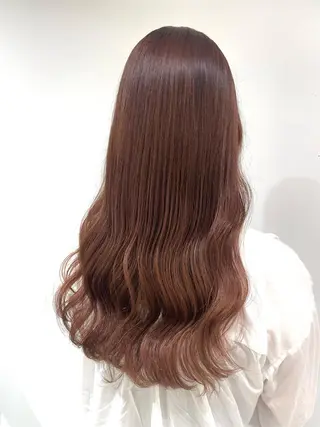 ロング カラー 青沼夏未/オリーブ/ 寒色カラーのヘアスタイル