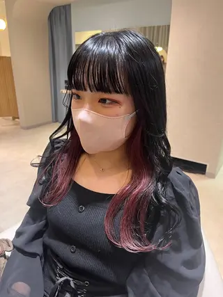 ロング カラー 仙波 未来のヘアスタイル