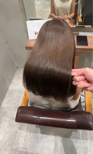 セミロング カラー ヘアアレンジ 新宿 /髪質改善/ ヒュウガのヘアスタイル