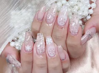ネイル 🎀彩羽チップ 長さだし専門🎀のネイルデザイン