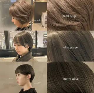 ショート カラー ブリーチ/ショート sakura🎀のヘアスタイル