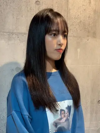 セミロング Nagi ブリーチモデル募集のヘアスタイル