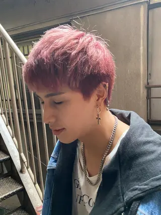 ショート カラー 新宿メンズ人気No1 仙頭　由範のヘアスタイル