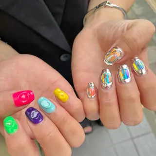 ネイル 【 ネイリスト&アイ リスト】キヨカのネイルデザイン