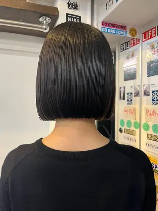 ショート ぱつっとボブ/ natsukiのヘアスタイル