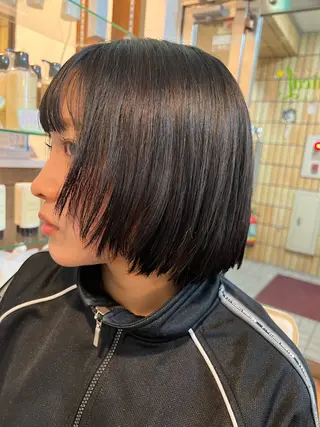 ミディアム 【髪質改善/縮毛矯正 /カラー】ホサカのヘアスタイル