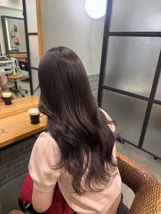 ロング カラー red neo あいりのヘアスタイル