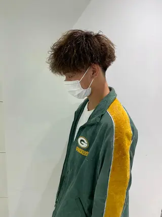 カラー パーマ メンズ 川崎1メンズパーマ師 🌀岩﨑弘成🌀のヘアスタイル