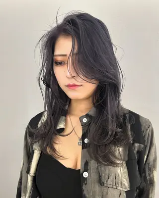 セミロング カラー ケアパーマ/ブリーチ daisukeのヘアスタイル