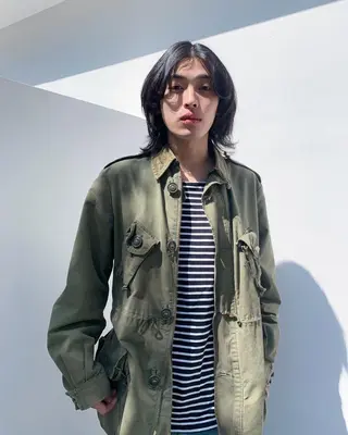 ミディアム メンズ 似合わせカット⚪︎ /フェイスレイヤーのヘアスタイル