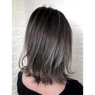 ミディアム カラー KIZU 髪質改善 オカルト怪談のヘアスタイル