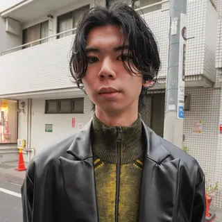 ミディアム パーマ メンズ ◽️モードヘア◽️ SHOUTOのヘアスタイル