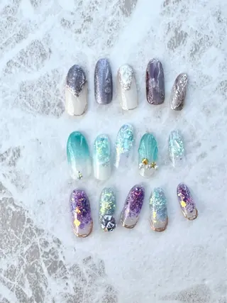 ネイル Nail salon LUCAS,K 《ネイルサロンルーカス》千葉中央 スカルプ所属・LUCAS 千葉 AOI💅🏾💕のネイルデザイン