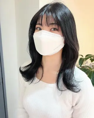 ミディアム Mirror'所属・ショート/韓国ヘア 押本恵一のヘアスタイル