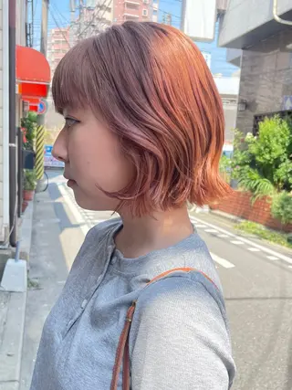 ショート カラー Riri /ヘアセットのヘアスタイル