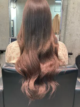 ロング カラー ✨最安値✨エクステ カラー🌼つきな🌼のヘアスタイル