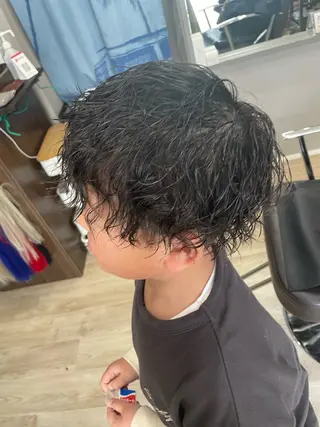 パーマ キッズ Hair room Leaのヘアスタイル