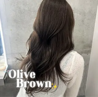 ロング カラー CYM所属・ワンカラー 🩷モエのヘアスタイル