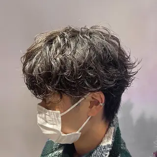 パーマ メンズ メンズ縮毛矯正 ♠️店長下平隼人のヘアスタイル