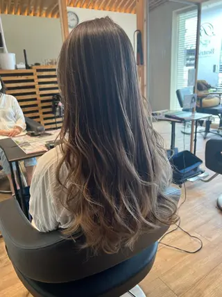 ロング カラー 関口 友行のヘアスタイル