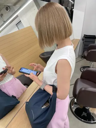 ショート mua 鳳のヘアスタイル