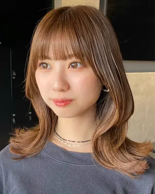 ショート カラー レイヤー/透明感/ 顔周り/kana🩰のヘアスタイル