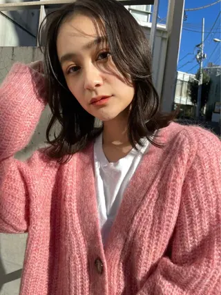 ミディアム 【LOUWE】 YUUKI💫のヘアスタイル