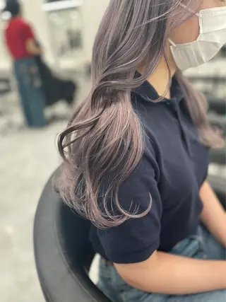 セミロング カラー 渋谷指名1位💖 カラーの達人❣️のヘアスタイル
