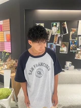 パーマ 🌈メンズトレンド支 持率No.1/蓮🌈のヘアスタイル