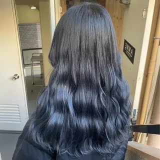 セミロング カラー ふかたさや🌟 艶感カラー🌟のヘアスタイル