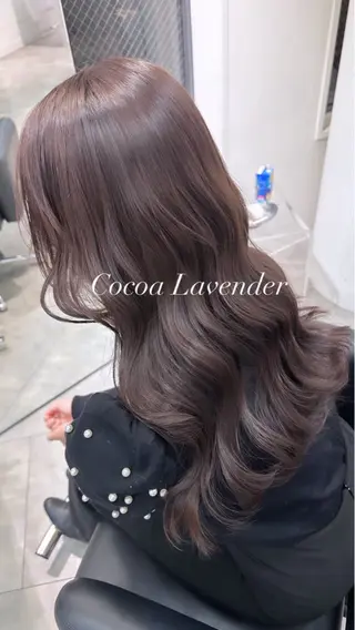 ロング 𝑦𝑢𝑟𝑖𝑎 MIRAのヘアスタイル