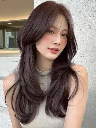 ロング カラー 韓国/レイヤー NOISM天王寺のヘアスタイル