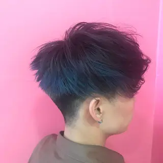 ショート カラー メンズ Vir by browのヘアスタイル