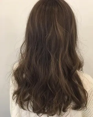 ロング カラー ୨୧柔らかいカラー nozomi ୨୧のヘアスタイル