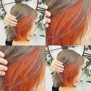 ショート カラー ハイトーン💫 エクステ💫maiのヘアスタイル