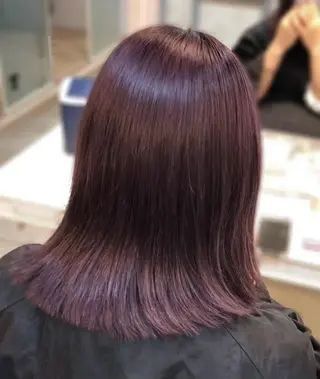 セミロング カラー 🍓女性専用サロン/ こころ🍓のヘアスタイル