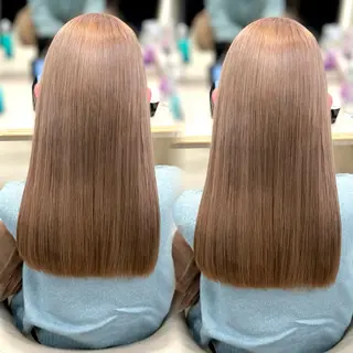 ロング カラー 🧸ベージュ カラー🧸ゆいなのヘアスタイル