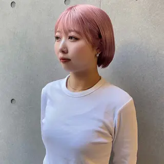 カラー 縮毛 酸性ストレート /ayumu☆のヘアスタイル