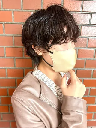 ショート カラー lab.by ioe中崎店所属・中北篤志 ショートボブのヘアスタイル