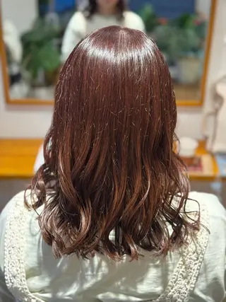 セミロング kokopelli 吉原 里菜のヘアスタイル