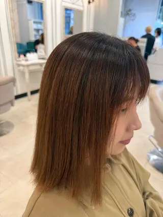 ミディアム Eclat【エクラ】所属・三上 莉里のヘアスタイル