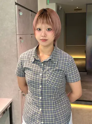 ショート カラー Qin所属・ルーツカラー 🌟  ミキのヘアスタイル