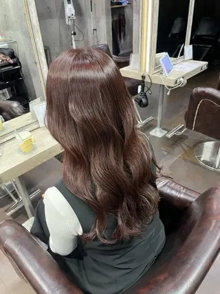 ロング カラー 大内 瑠花のヘアスタイル