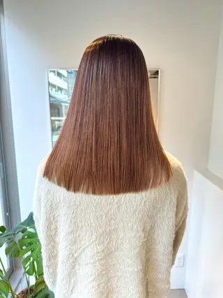 ミディアム パーマ eto所属・髪質改善スペシャリス ト長尾勇弥/梅田中津のヘアスタイル