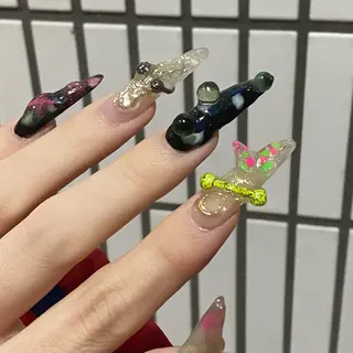 ネイル nano/きもかわ nail🐬🫧のネイルデザイン