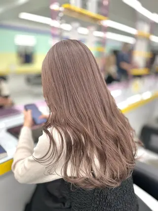 ロング カラー ヘアアレンジ 🤍横浜ブリーチ /Yohei🤍のヘアスタイル
