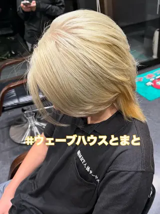 ショート 髪質改善⚡️カラー 🍀武久 誠🍀のヘアスタイル